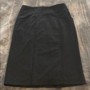Black pencil skirt